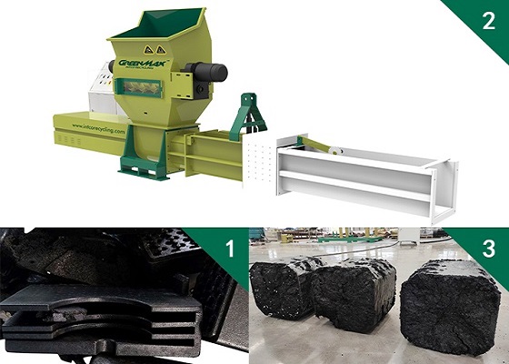compacteur de recyclage à PPE